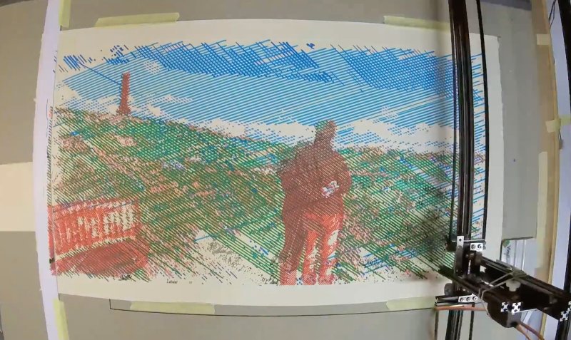 Drawing Machine Commission - 50x70cm-1