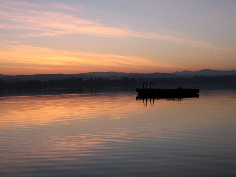 Lake sunrise  Winter-0
