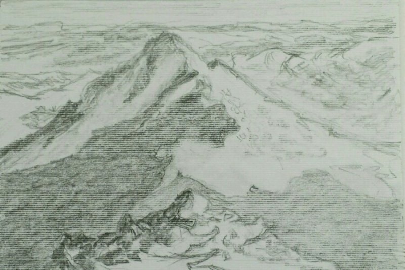 Striding edge, helvellyn. Cumbria-0